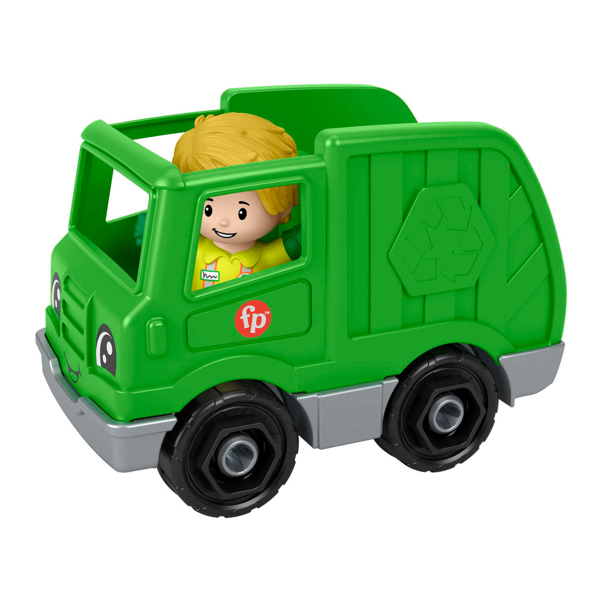 Fisher-Price  Little People  Camion de Recyclage et Figurine