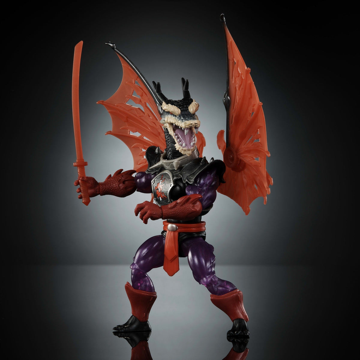 Masters of the Universe Tartarugas of Grayskull Figura de Ação Mutated Ninjor de 5.5 polegadas