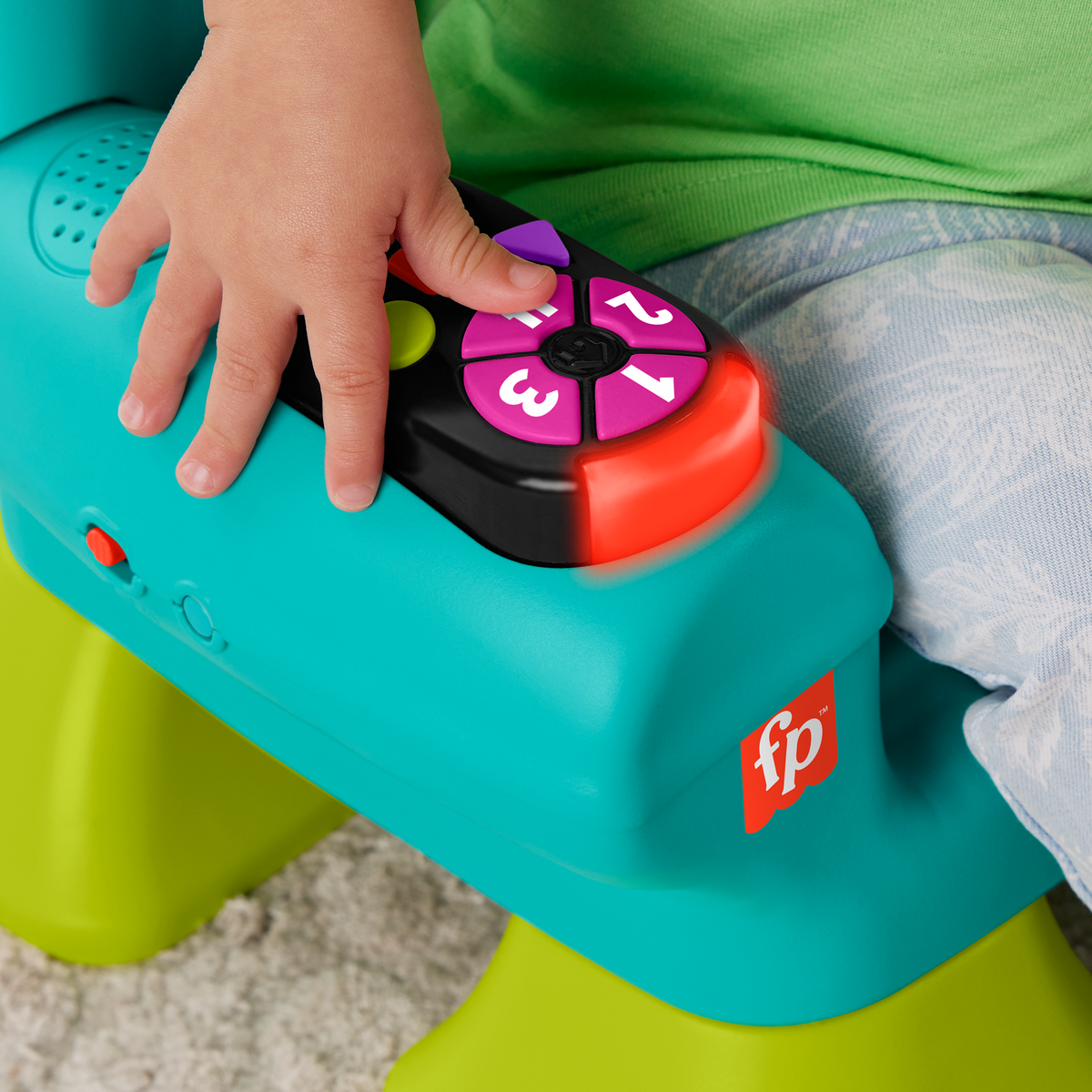 Fisher-Price Ríe y Aprende Juguete para Bebés Silla de Aprendizaje Musical