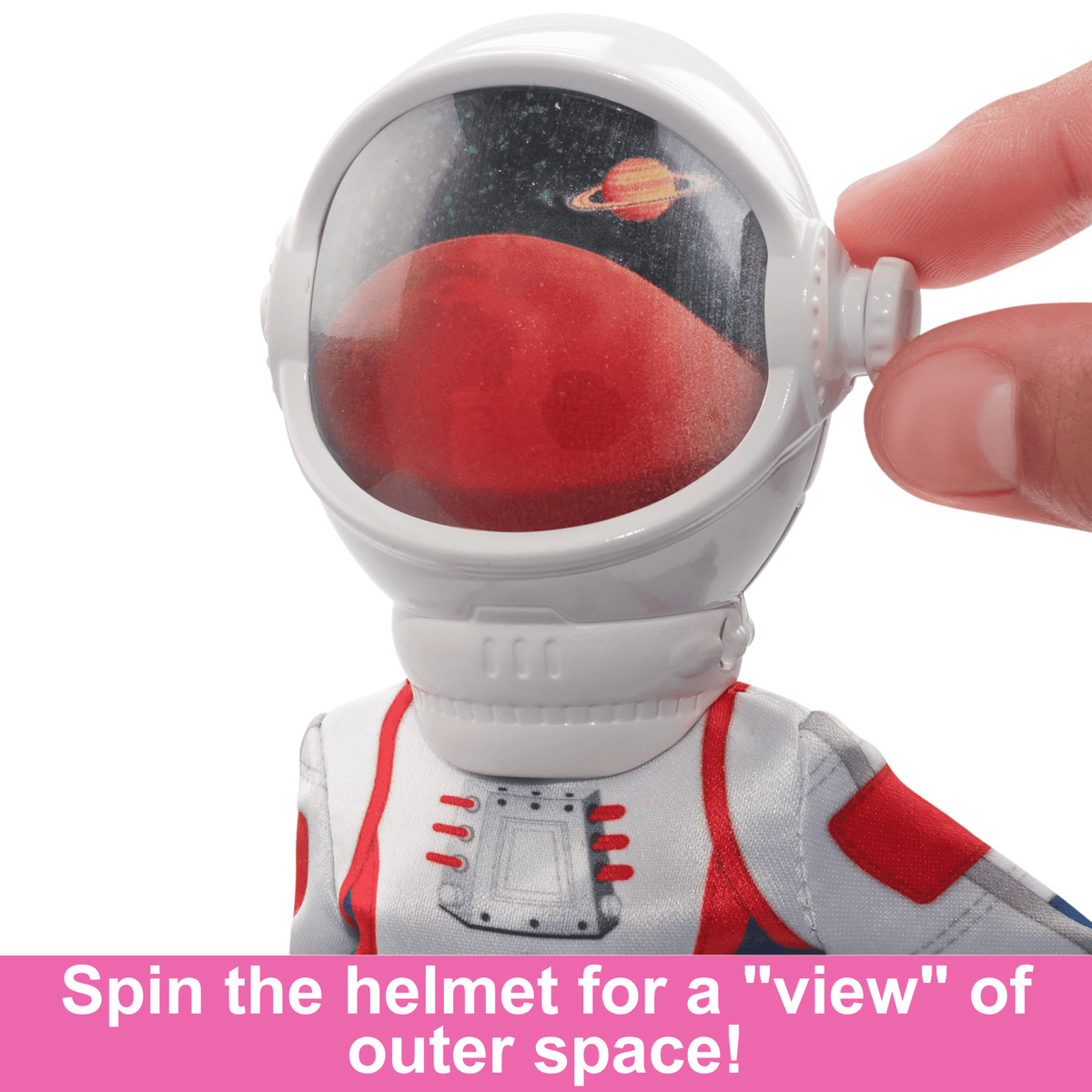 Barbie 65th Anniversary Careers Astronaut Doll & 10 Accessories Including Rolling Rover & Space Helmet
