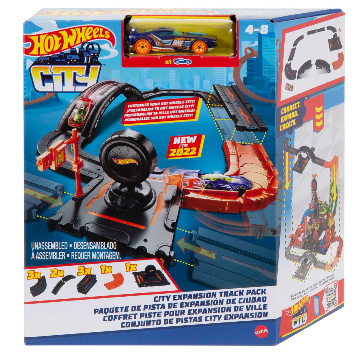 Hot Wheels City Pista de Brinquedo Pacote de Construção