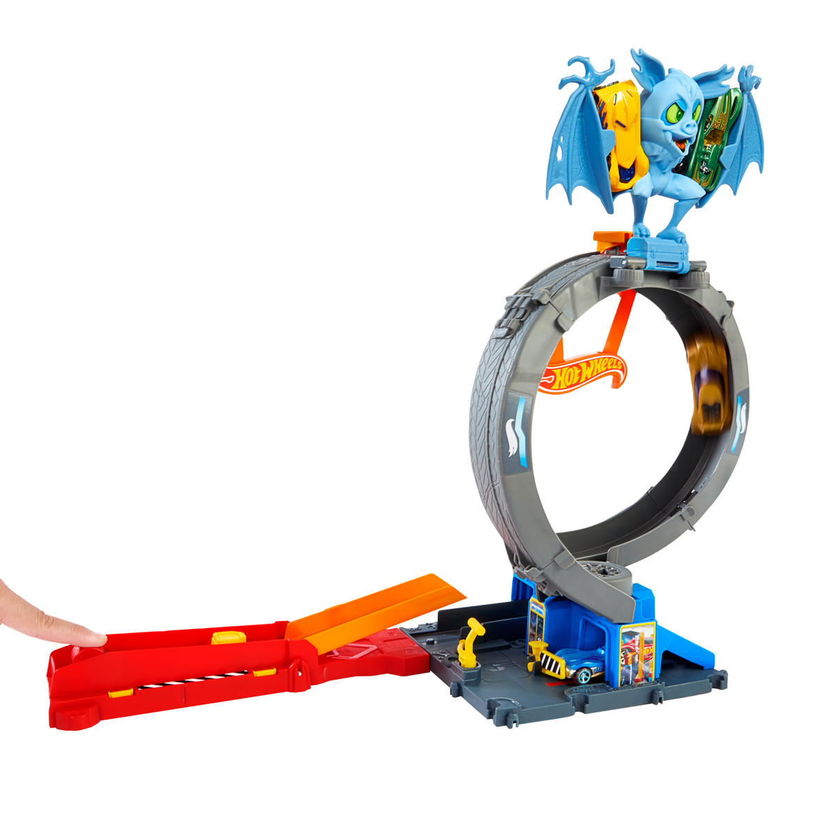 Hot Wheels City Pista de Brinquedo Ataque do Morcego