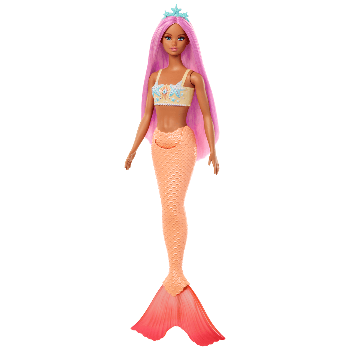 Barbie-Poupées Sirènes Avec Cheveux et Nageoire Colorés et Serre-Tête