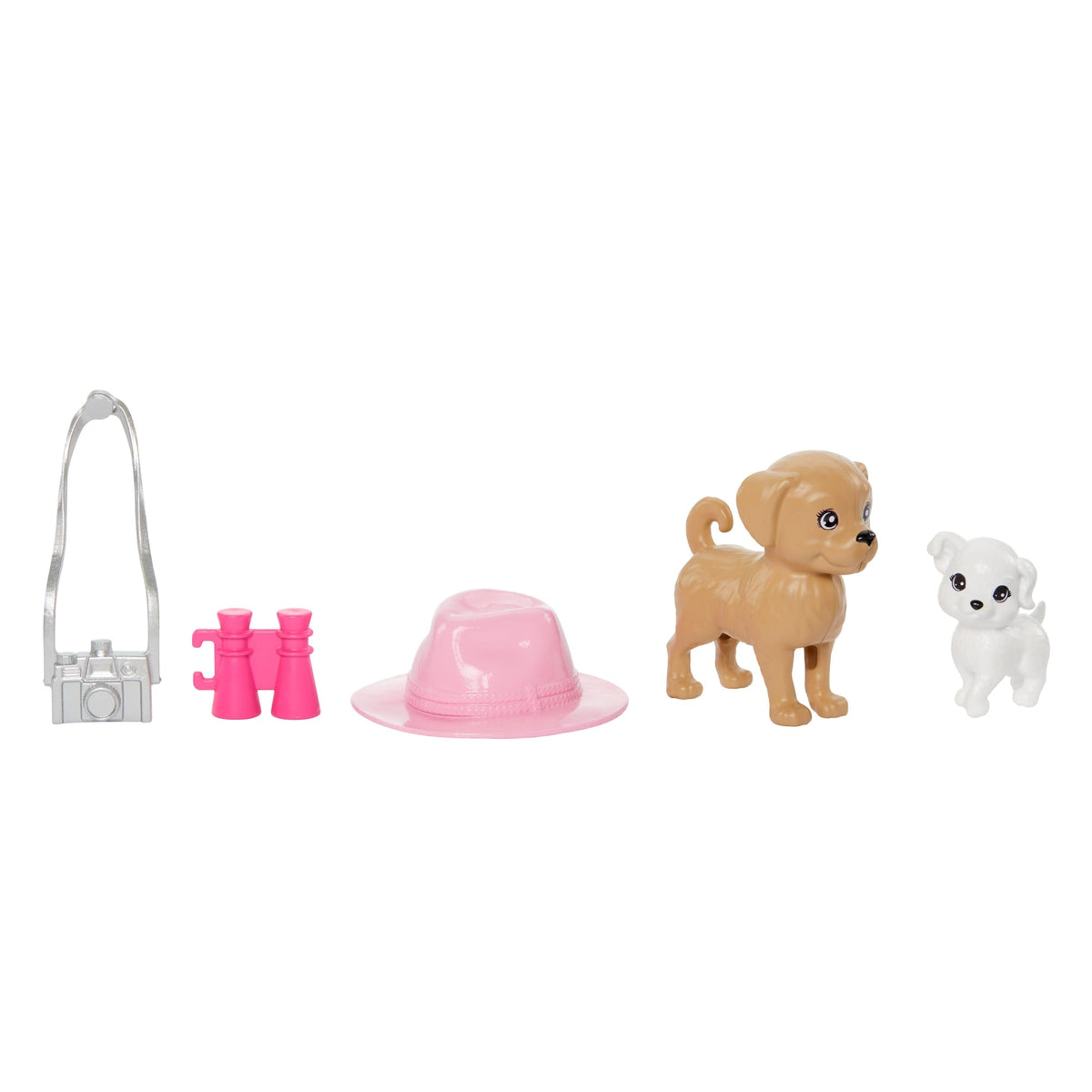 Barbie-Coffret Poupées Stacie et Barbie Avec 2Chiots et Accessoires