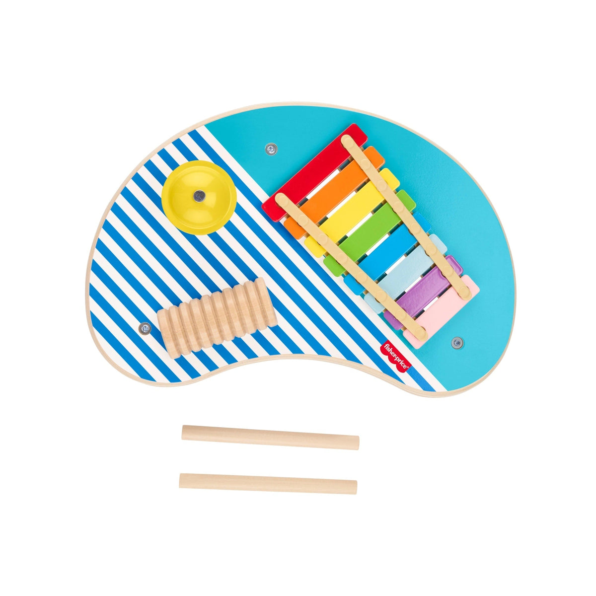 Fisher-Price Brinquedo para Bebês Mesa de Atividades Musicais de Madeira