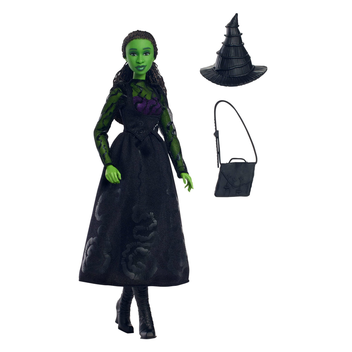 Universal Pictures Wicked Poupée Elphaba Avec Accessoires et Habillages Amovibles