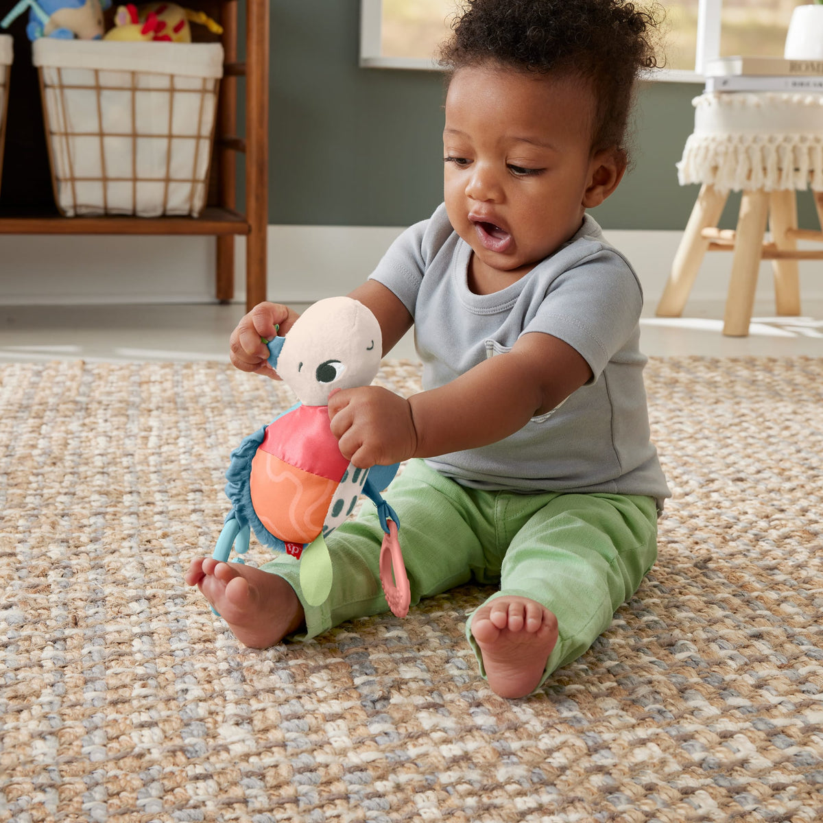 Fisher-Price Planet Friends Honu, Ma Tortue à Suspendre, Sensorielle