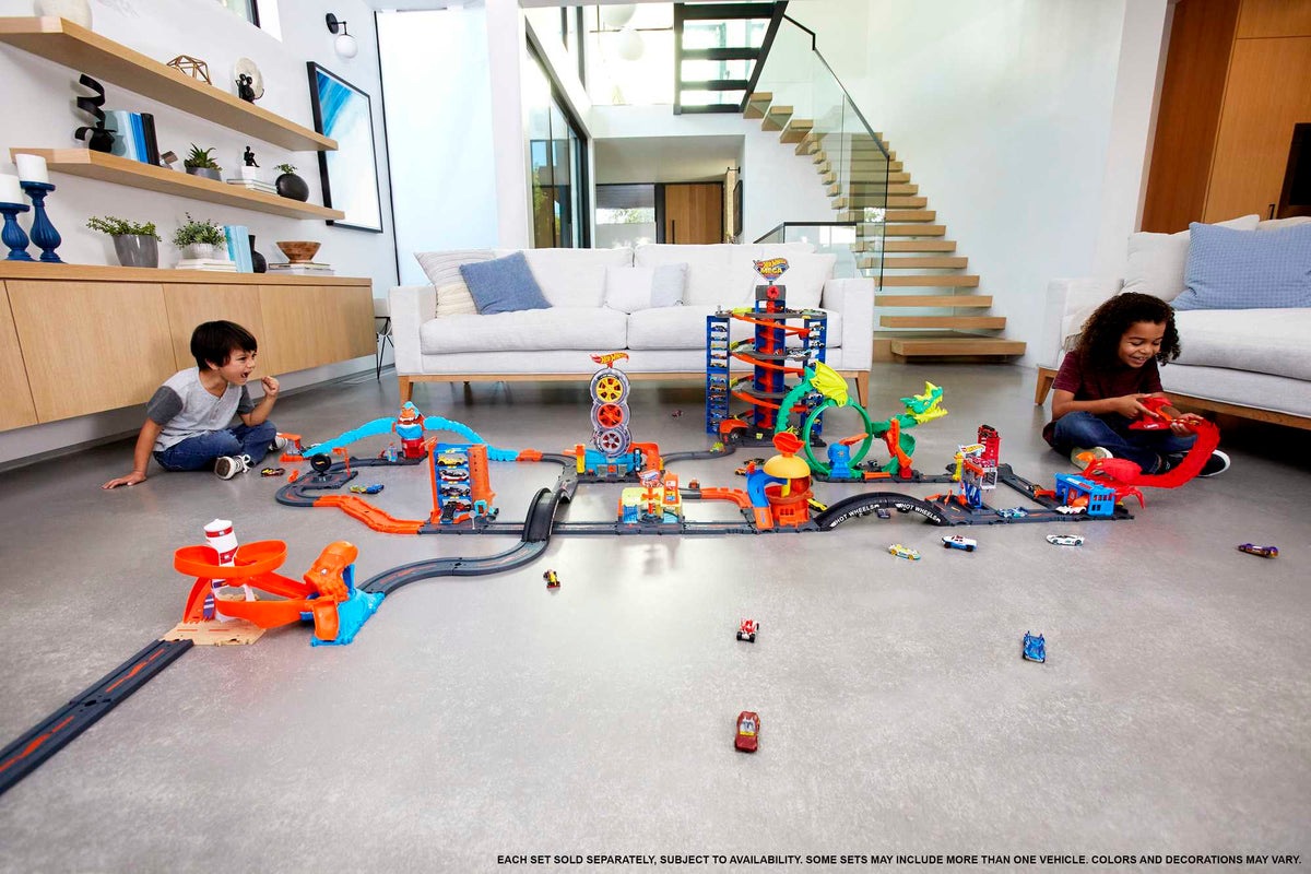 Hot Wheels City Pista de Brinquedo Pacote de Construção