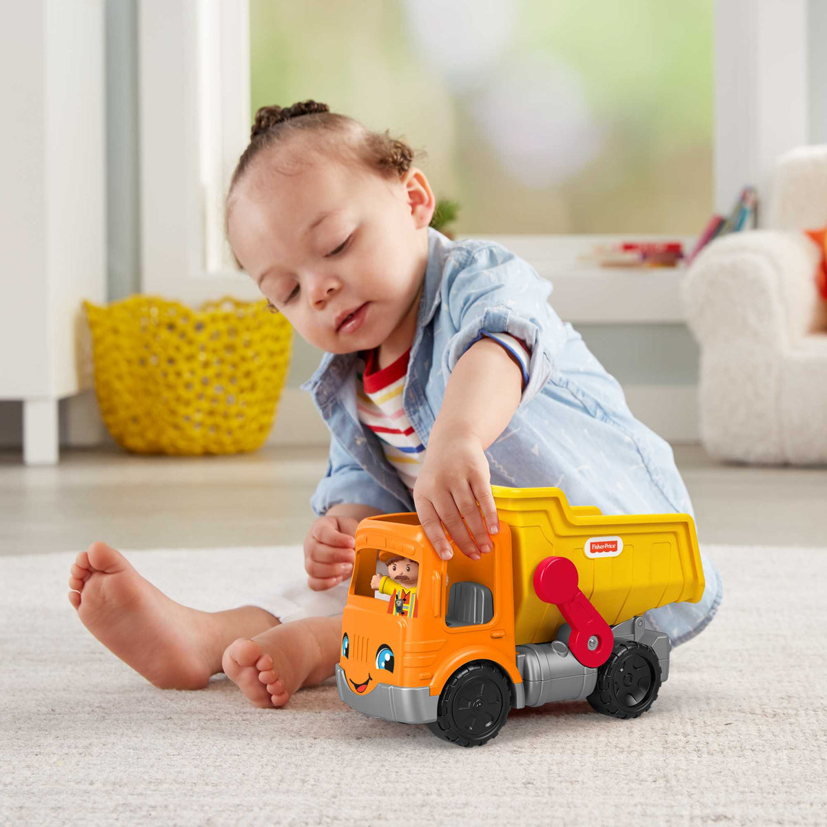 Fisher-Price Little People Camion à Benne Travail en Équipe