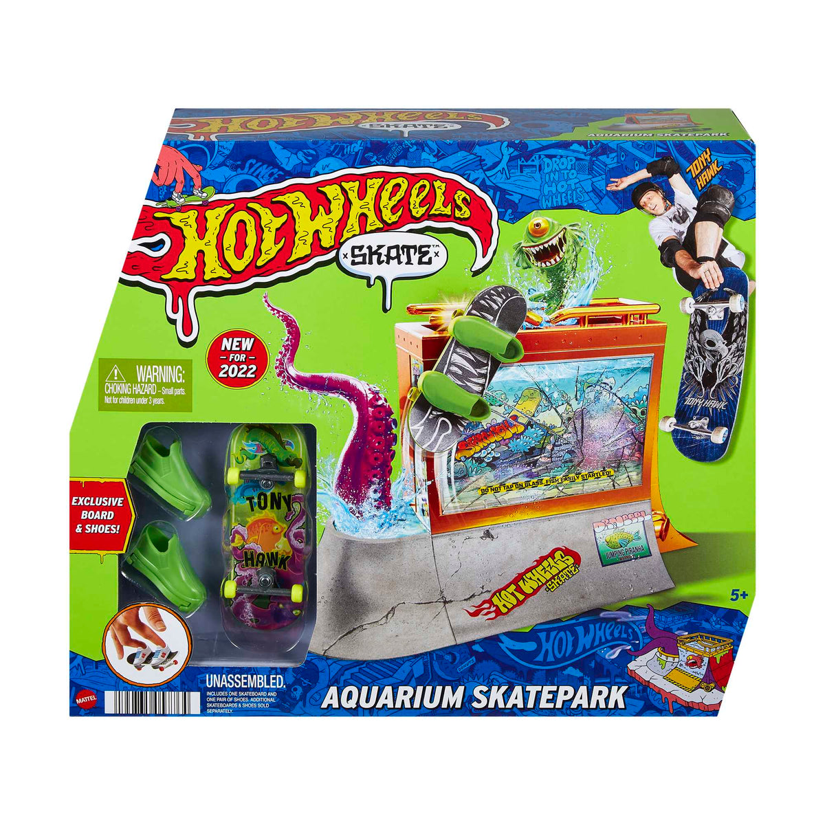 Hot Wheels Skate Pista de Juguete Set Acuario