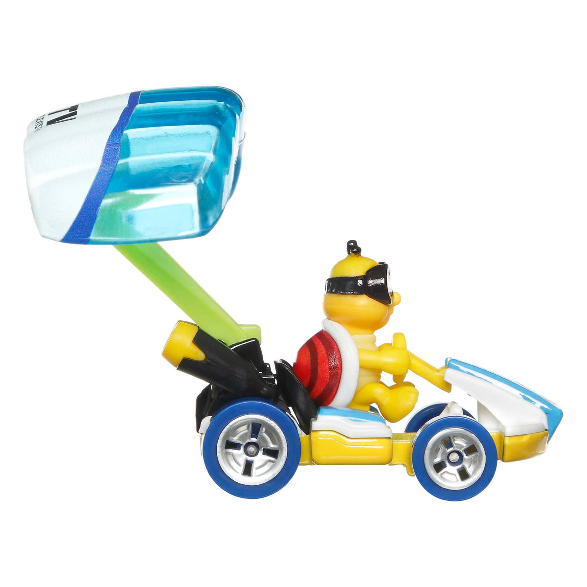 Hot Wheels Mario Kart Vehículo de Juguete Lakitu Estándar Kart con Cloud Glider