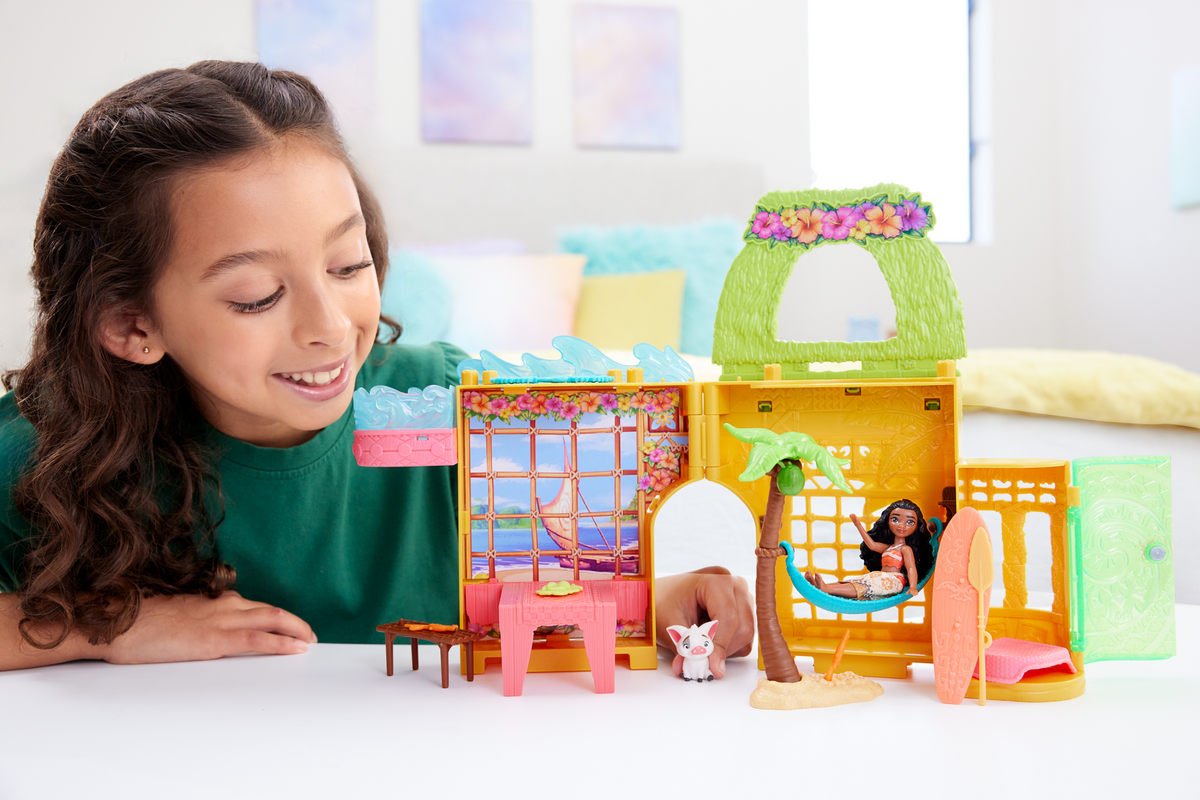 Princesses Disney  Storytime Stackers  Moana, Maison, 1Ami, 9Acc.