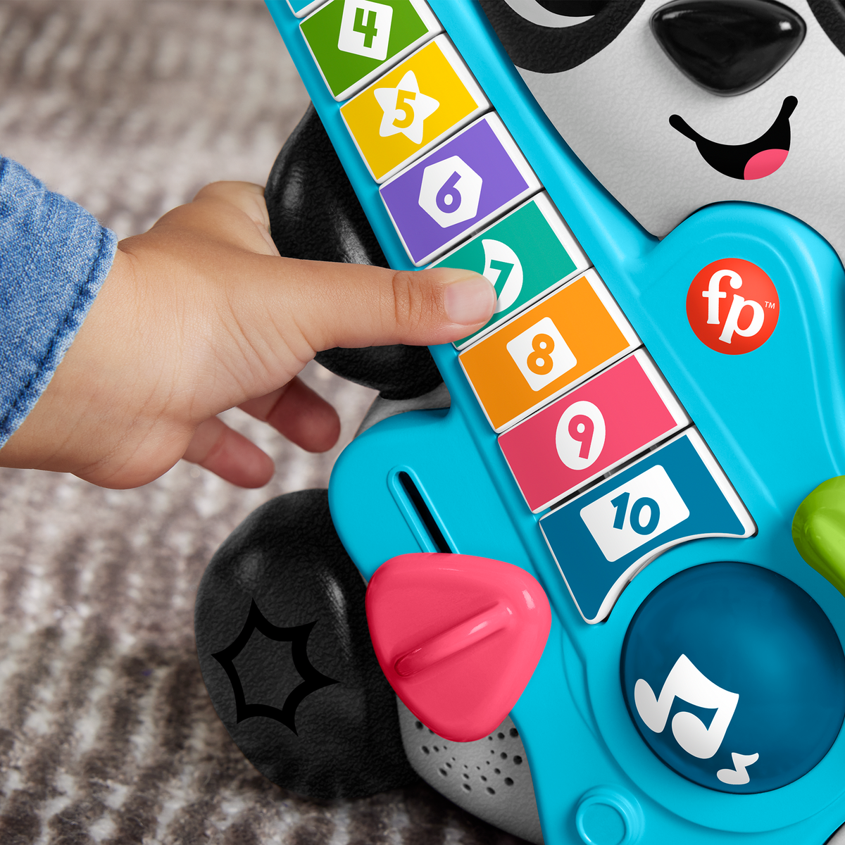 Fisher-Price Link Squad Panda Musique et Comptage, Musique, Lumières