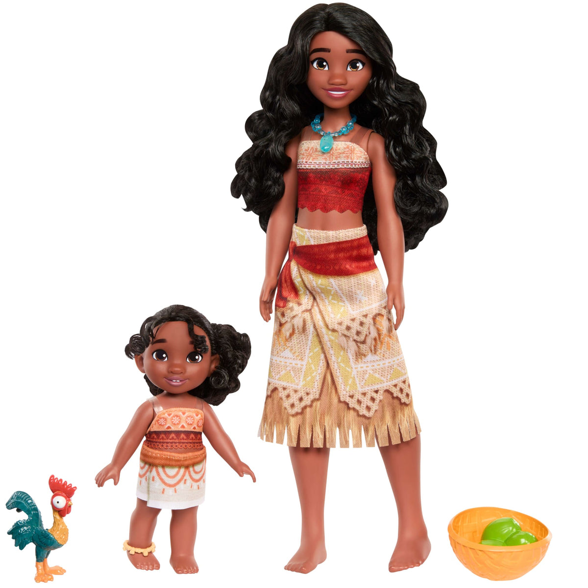 Disney Moana 2 Moana & Simea Sister Set With 2 Fashion Dolls & 3 Accessories, Inspired By The Movie